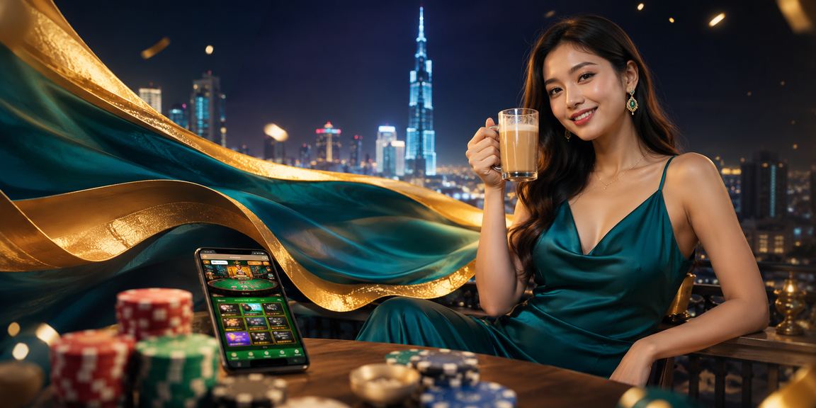 A 5980 player accessing jackpots via smartphone in Kuala Lumpur