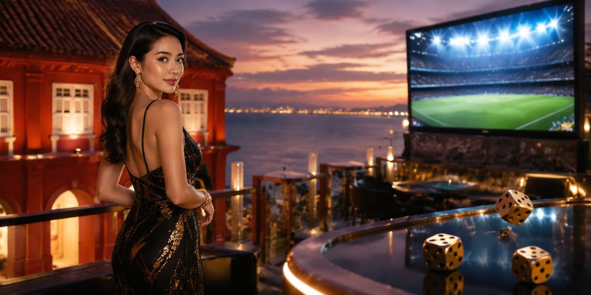 A football fan in Melaka enjoying live Sports Betting and entertainment through 5980