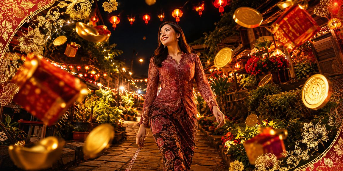 A Malaysian player in batik attire enjoying a premium casino and table game experience at 5980